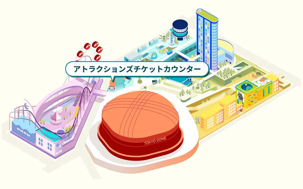 アトラクションズチケットカウンター